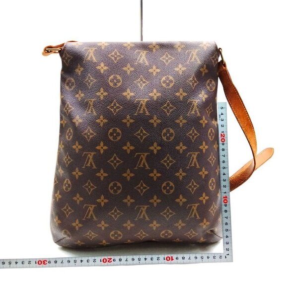 100% Authentic Louis Vuitton Musette Brown Monogram Shoulder Bag - Picture 2 of 9